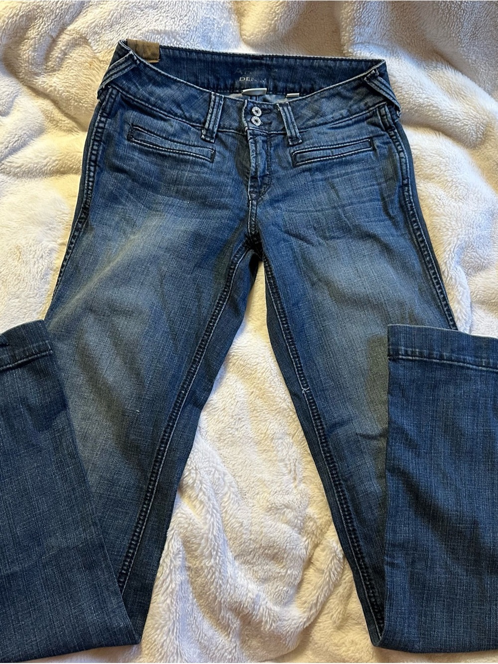 Denim Slim Fit Women's Jeans - Dark Blue